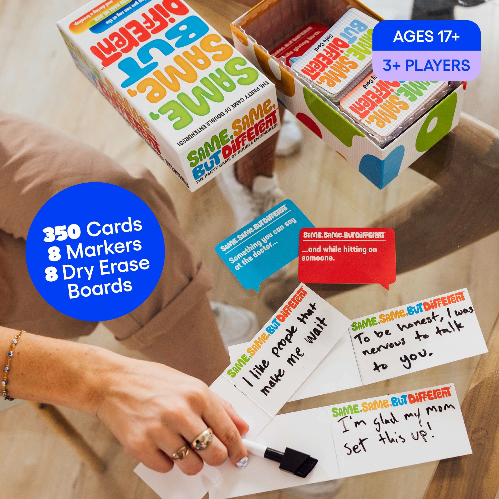 Same Same But Different Card Game: Hilarious Double Entendres Relatable - ảnh 1 - Board Game