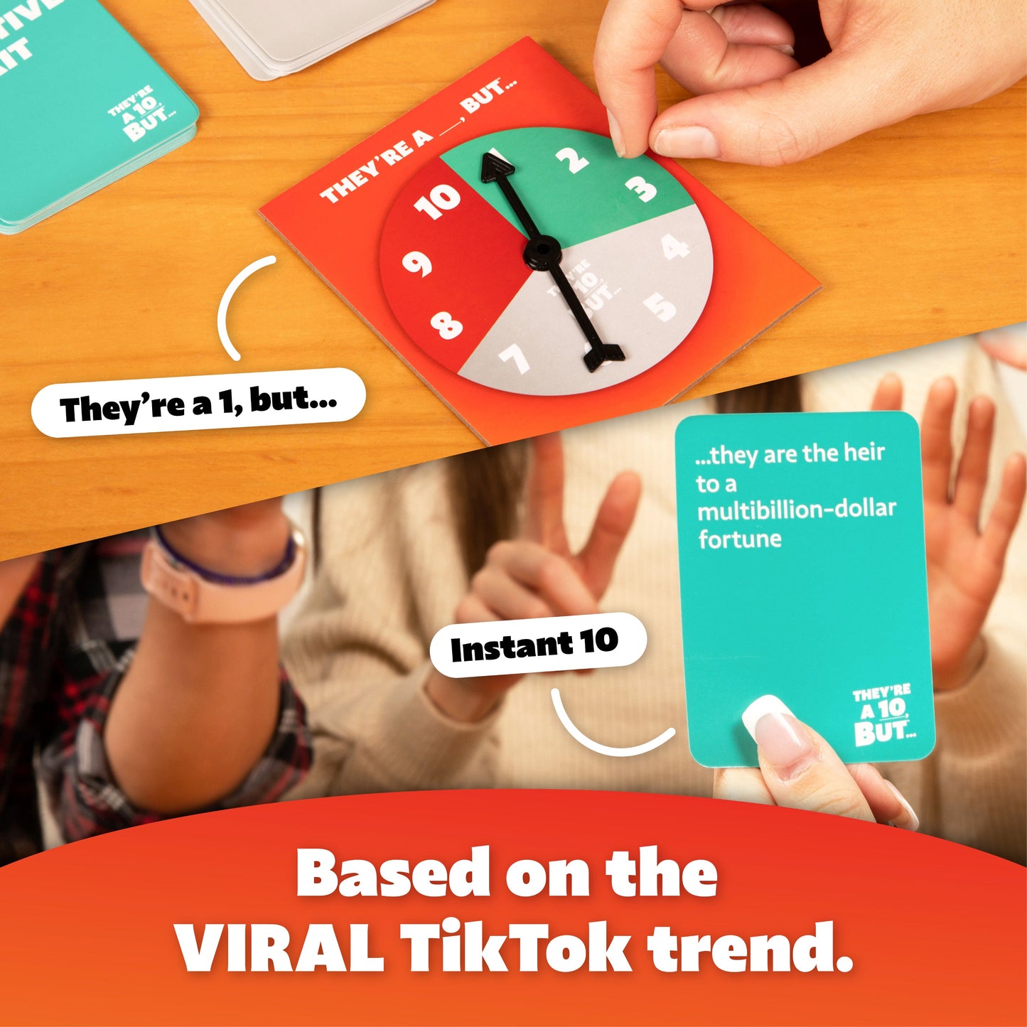 They're A 10, But... Board Games Thẻ Bài Tiệc Tùng Người Lớn Relatable - Hình ảnh bổ sung 4