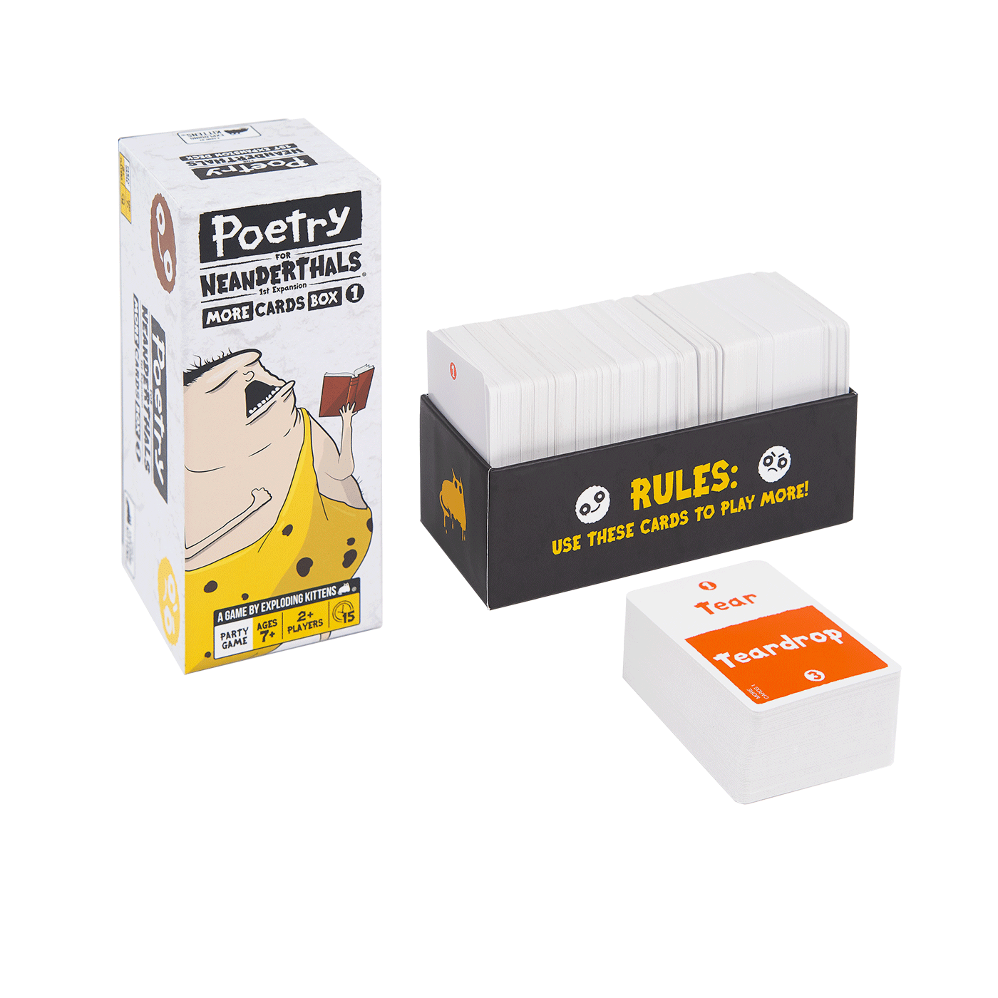 Poetry for Neanderthals Expansion More Cards Box 1 - Bản mở rộng board game thẻ bài - Exploding Kittens