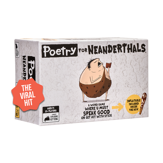 Poetry for Neanderthals Card Game - Trò chơi thẻ bài giải đố tiệc tùng - Exploding Kittens