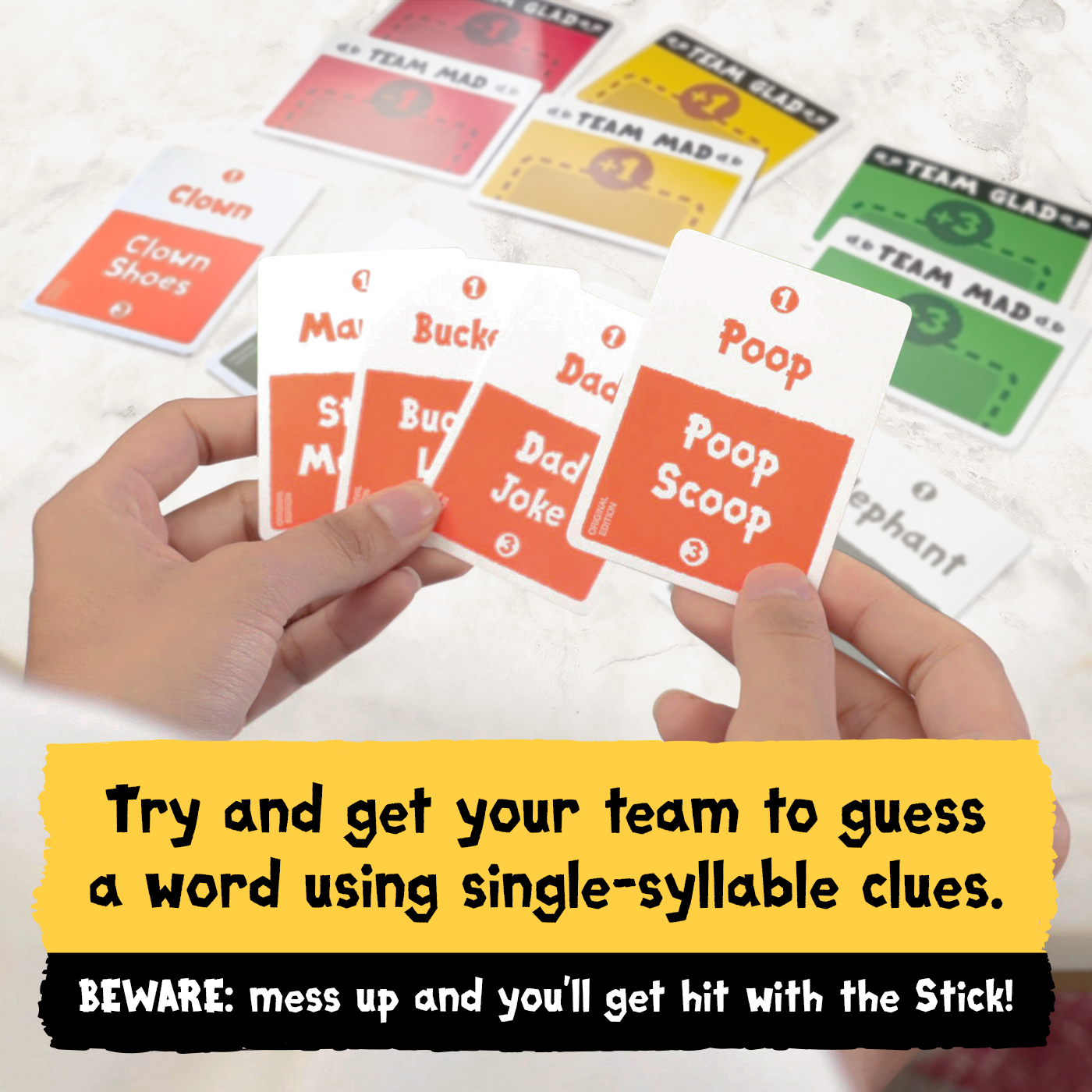 Poetry for Neanderthals Card Game - Trò chơi thẻ bài giải đố tiệc tùng - Exploding Kittens