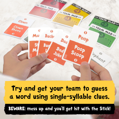 Poetry for Neanderthals Card Game - Trò chơi thẻ bài giải đố tiệc tùng - Exploding Kittens