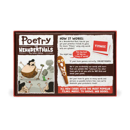 Poetry For Neanderthals: Pop Culture Edition - Board Game đoán từ văn hóa đại chúng - Exploding Kittens