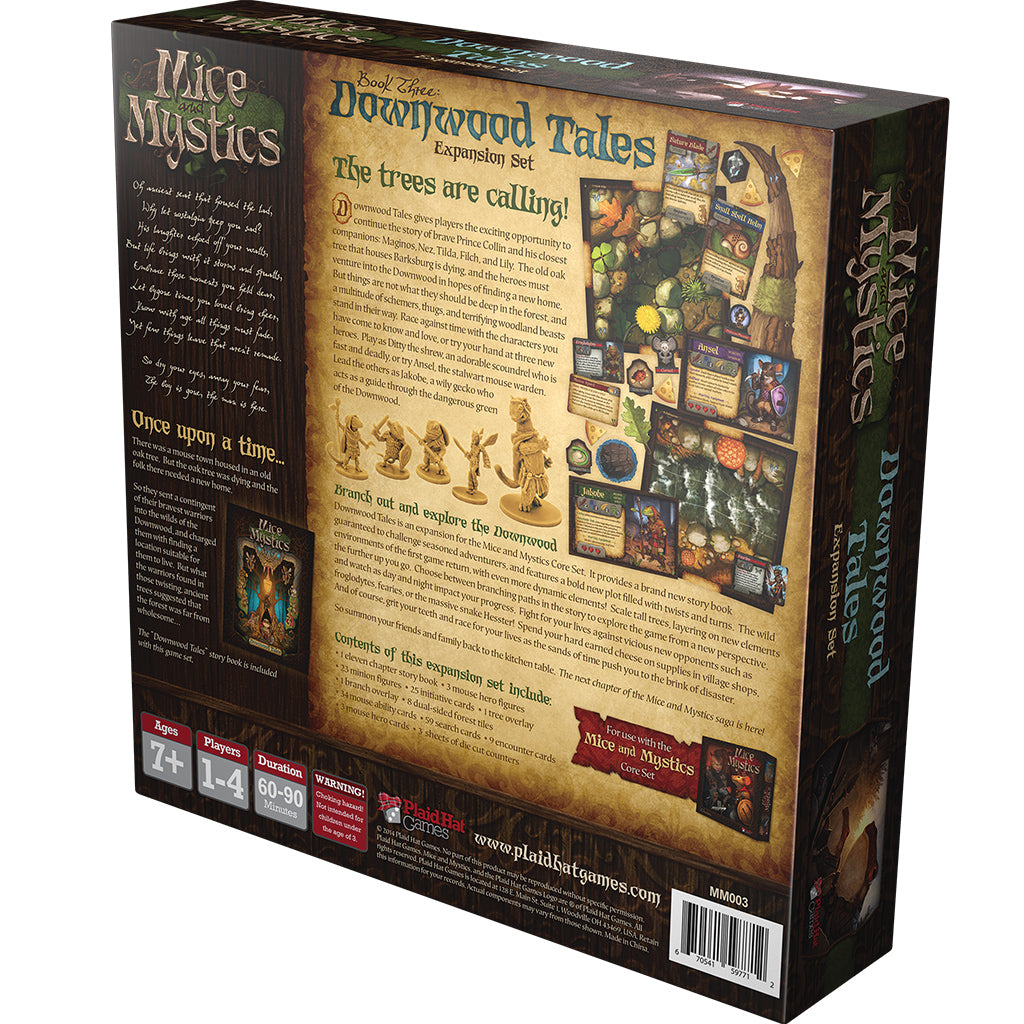 Mice & Mystics: Downwood Tales Expansion - Board Game Nhập Vai Gia Đình - Z-Man Games
