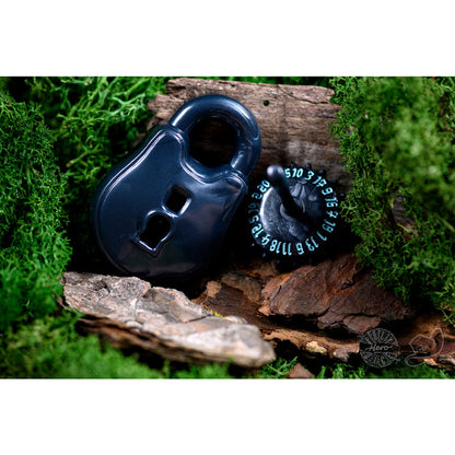 PolyHero Rogue d20 Lock and Pick Dice Set Cold Iron - Bộ Xúc Xắc D20 Đạo Tặc Độc Đáo - Tabletop Tycoon - Góc nhìn khác 3