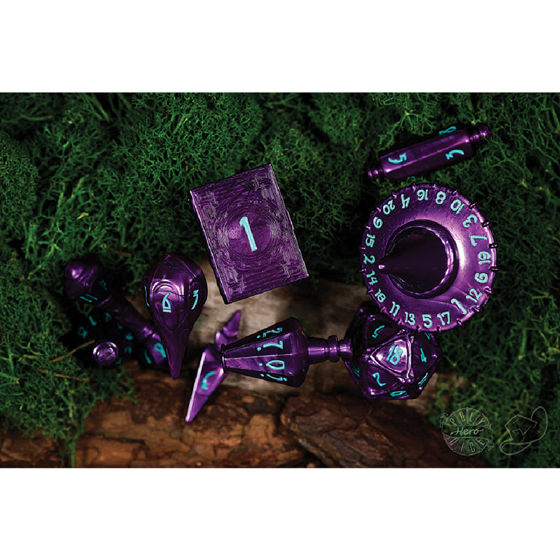 PolyHero Wizard 8 Dice Set Wizardstone - Bộ Xúc Xắc Nhập Vai Pháp Sư - PolyHero - Hình ảnh chi tiết 2