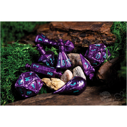 PolyHero Wizard 8 Dice Set Wizardstone - Bộ Xúc Xắc Nhập Vai Pháp Sư - PolyHero - Hình ảnh bổ sung 6