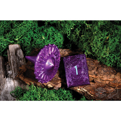 PolyHero Wizard d20 Wizard Hat and d2 Spellbook in Wizardstone - Bộ Xúc Xắc Phù Thủy - PolyHero - Hình ảnh chi tiết 2