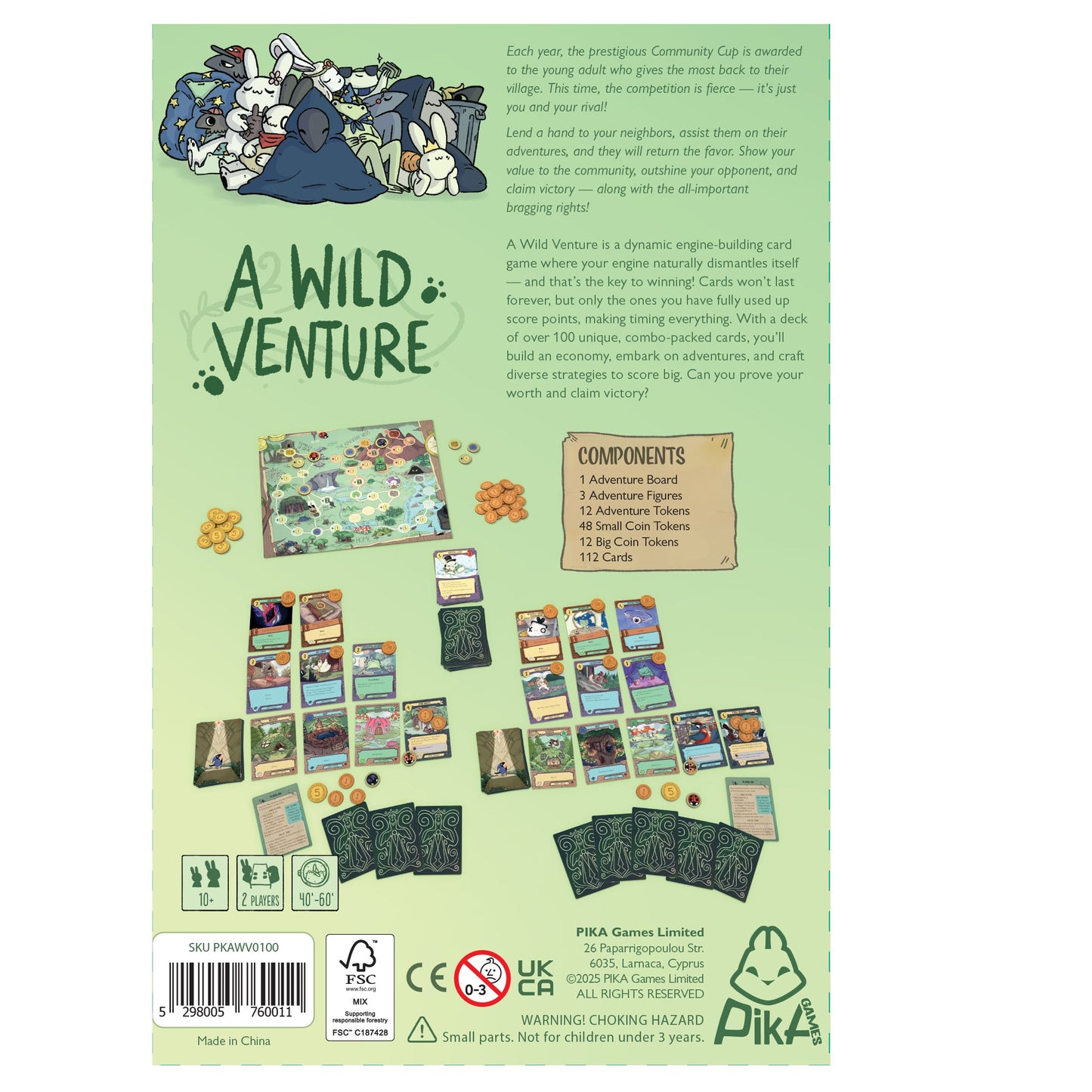 A Wild Venture Card Game - Trò chơi thẻ bài chiến thuật - Office Dog
