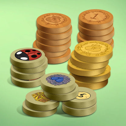 A Wild Venture - Wooden Tokens - Bộ token gỗ nâng cấp board game - Pika Games