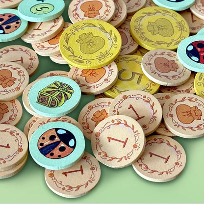 A Wild Venture - Wooden Tokens - Bộ token gỗ nâng cấp board game - Pika Games