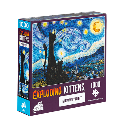 Mrowwwry Night (1000 Piece Puzzle)