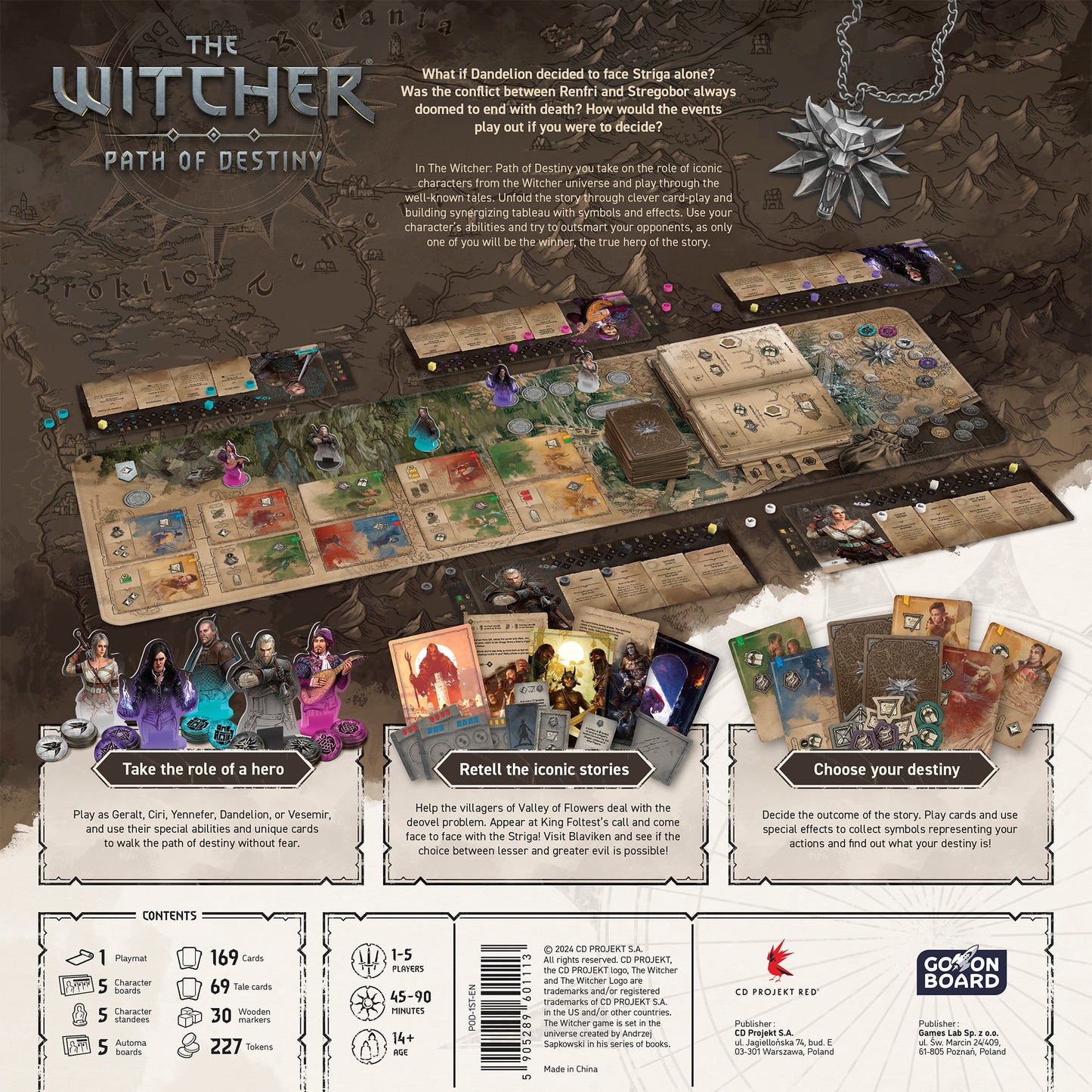 The Witcher: Path of Destiny - Standard Edition - Board Game Chiến Thuật - Rebel