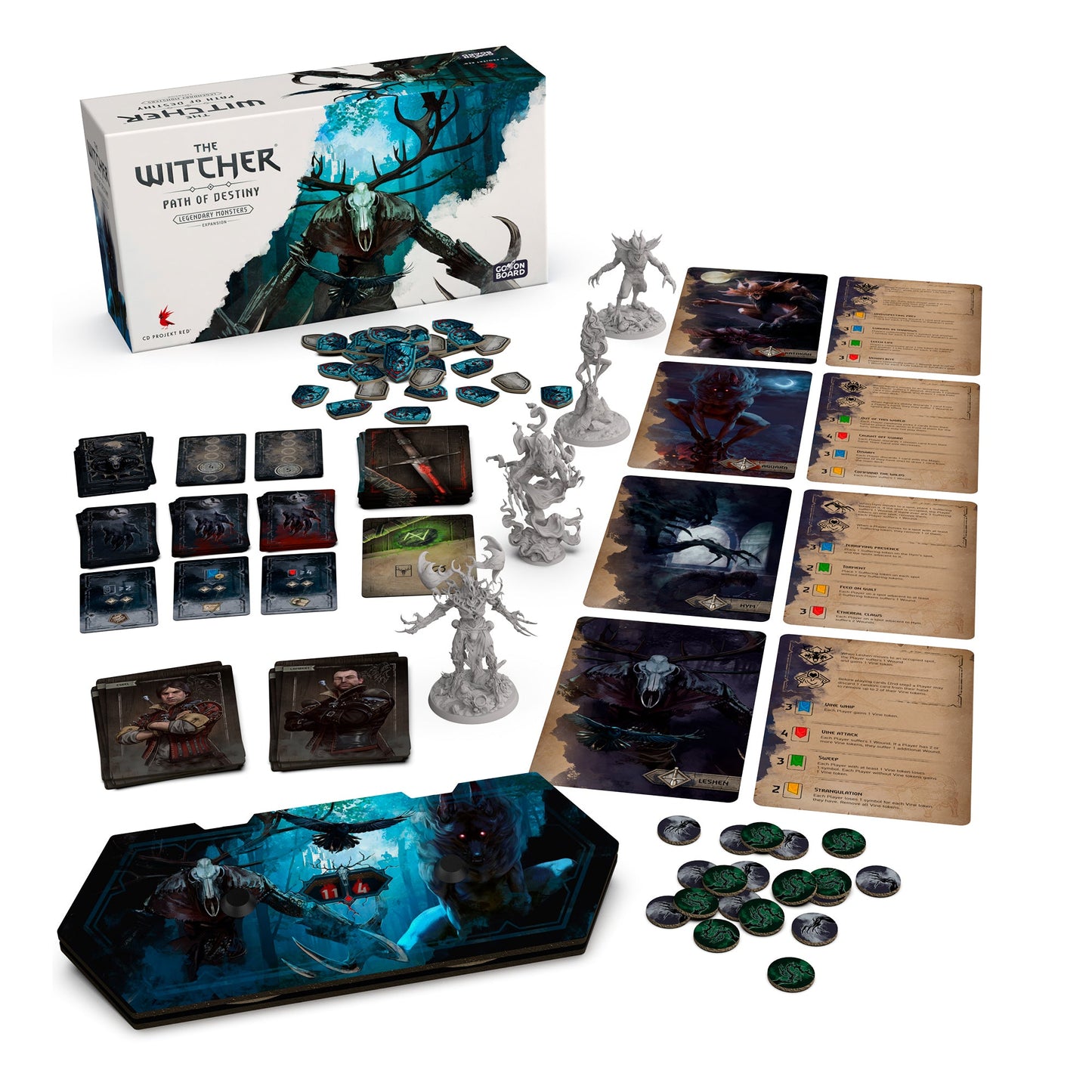 The Witcher: Path of Destiny - Legendary Monsters - Bản Mở Rộng Board Game Chiến Thuật - Rebel