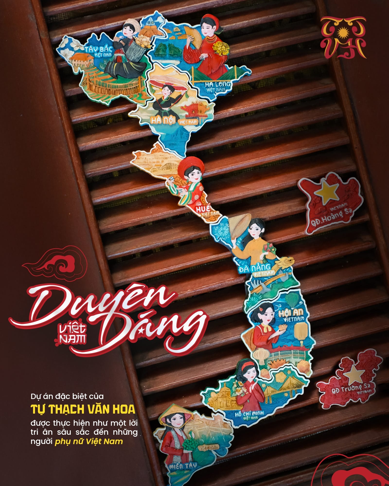 Bộ sưu tập magnet “Duyên Dáng Việt Nam” - Comicola Shop