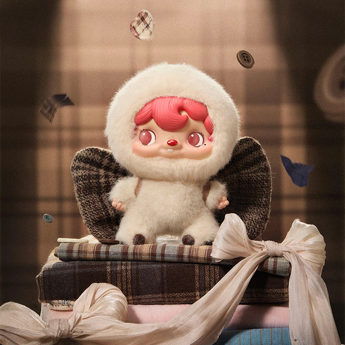 POUKAPOUKA MOOD BUBBLES VINYL PLUSH BLIND BOX - Mô hình gấu bông Art Toy - Hi52toys