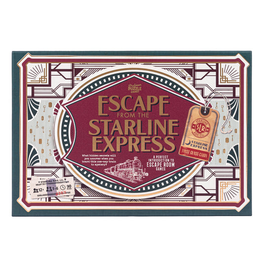 Escape from the Starline Express Game V2 - Board game giải đố Escape Room - Professor Puzzle