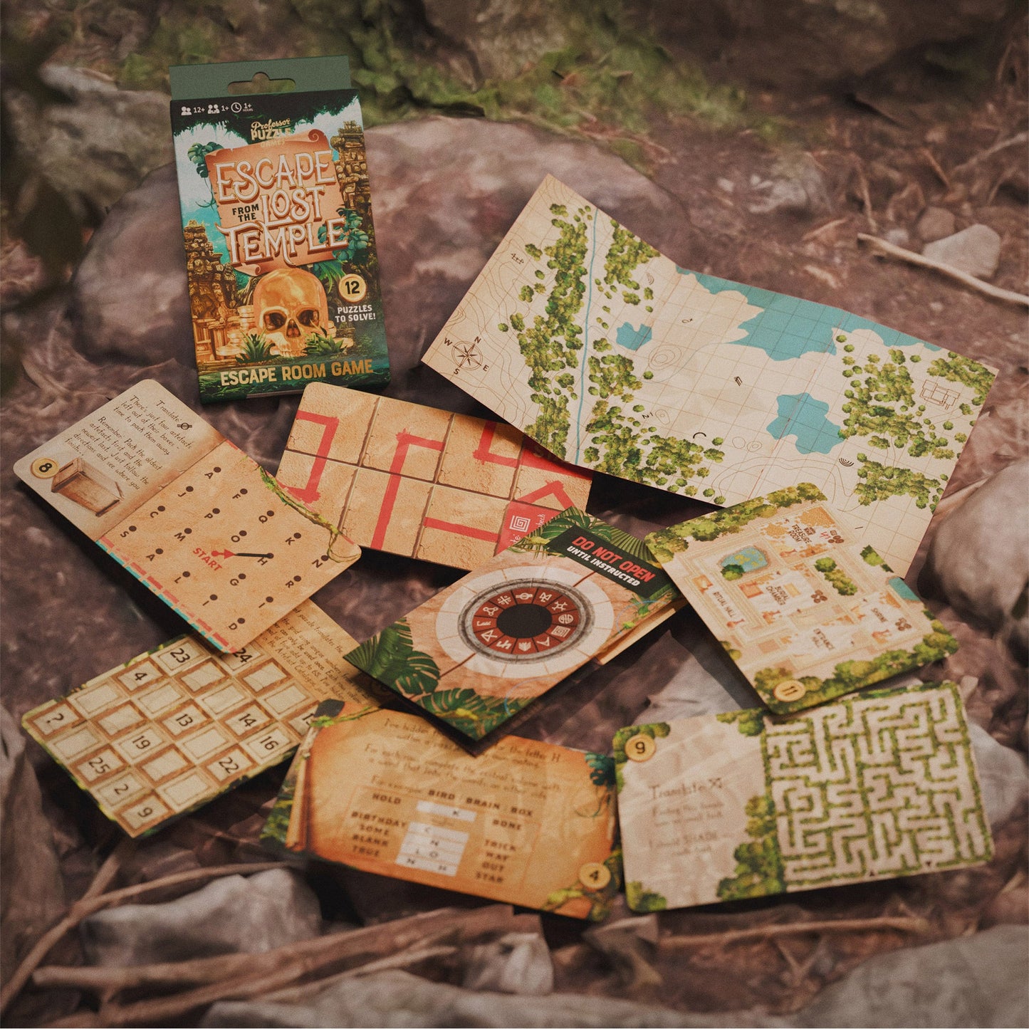 Escape From the Lost Temple - Trò chơi giải đố Escape Room - Professor Puzzle