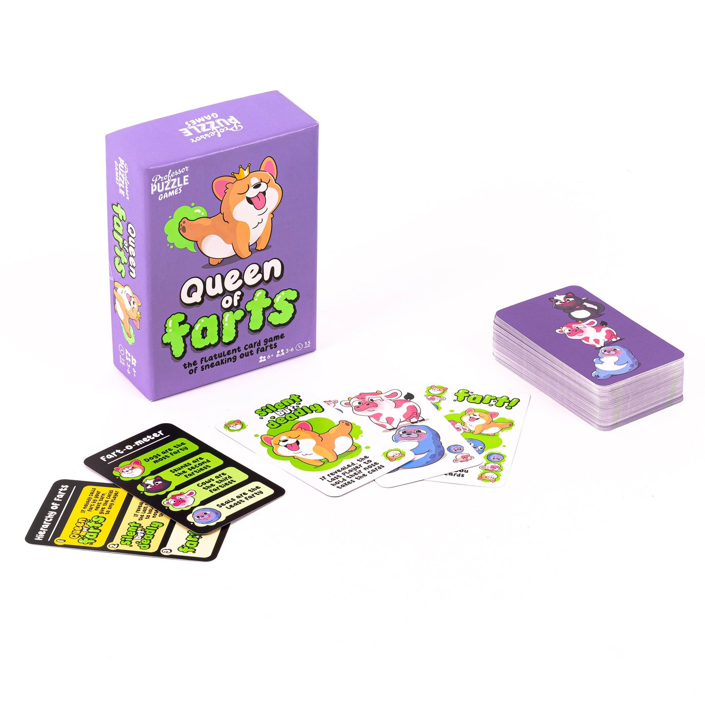 Queen of Farts Game - Board Game Thẻ Bài Hài Hước - Professor Puzzle