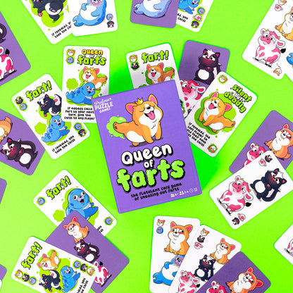 Queen of Farts Game - Board Game Thẻ Bài Hài Hước - Professor Puzzle