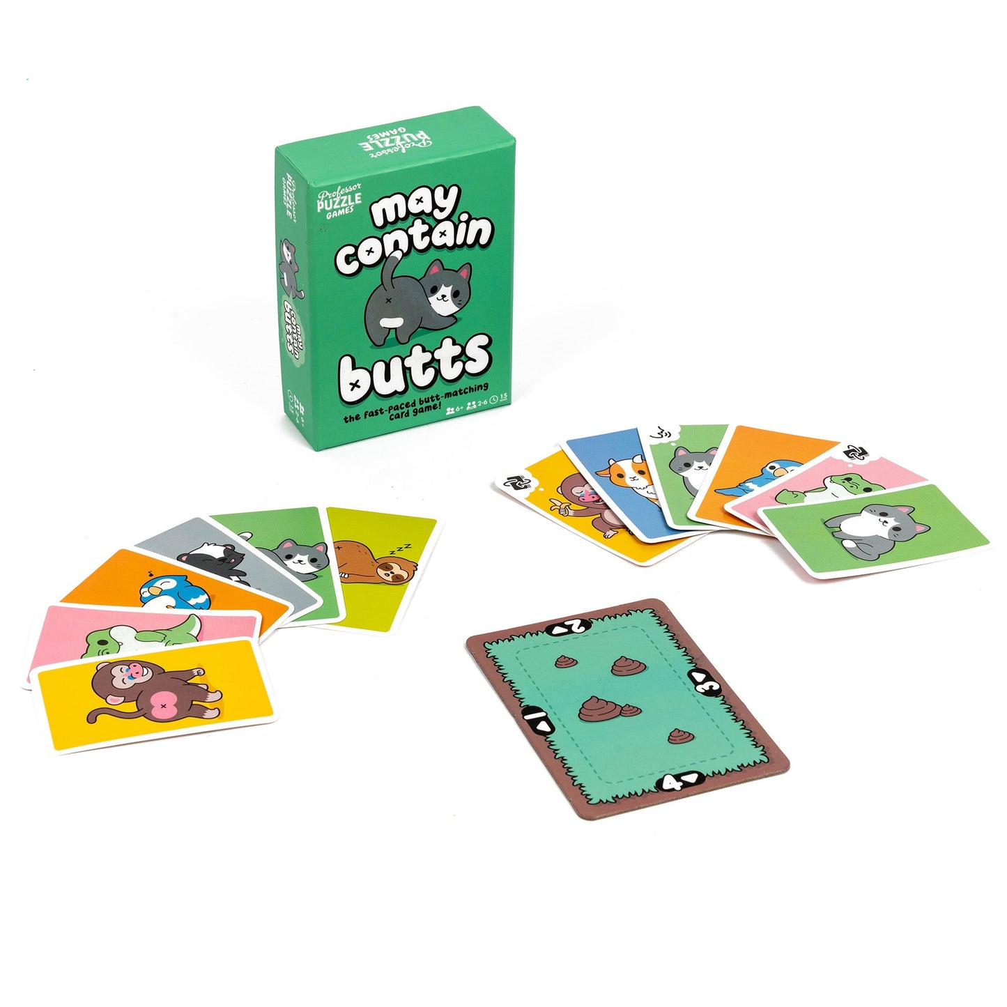 May Contain Butts Game - Board Game Thẻ Bài Phản Xạ Hài Hước - Professor Puzzle