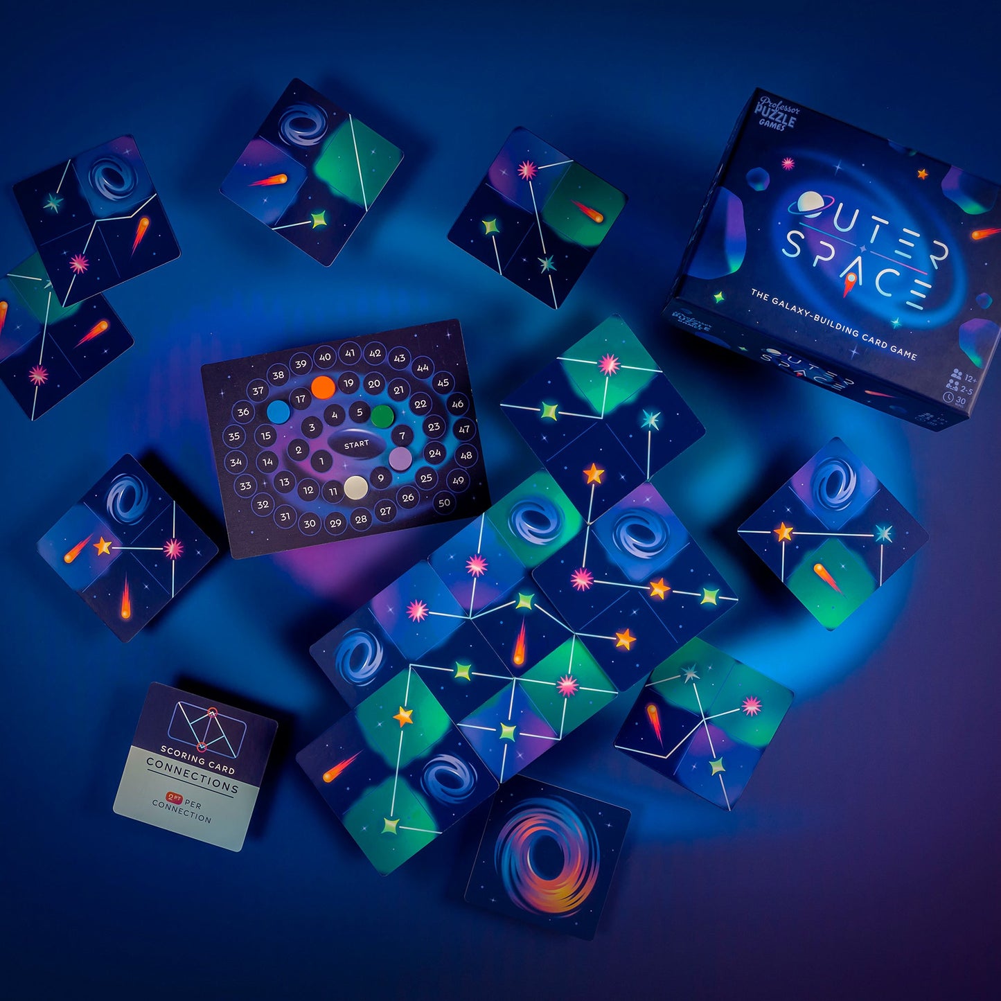 Outer Space Game - Board Game Thẻ Bài Chiến Thuật - Professor Puzzle
