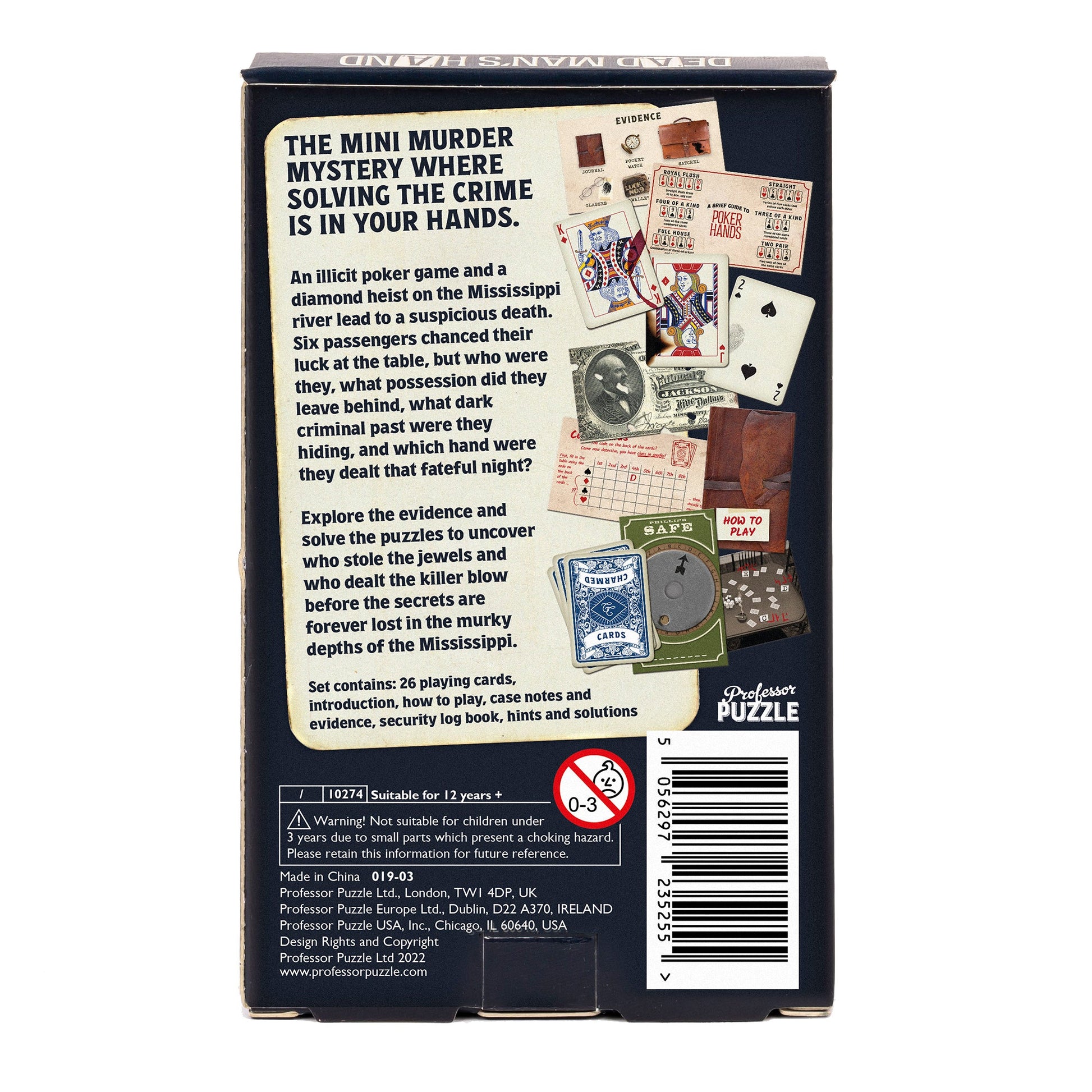 Mini Dead Man's Hand Game (D.8) - Trò Chơi Thám Tử Giải Đố Mystery - Professor Puzzle - Góc nhìn khác 3