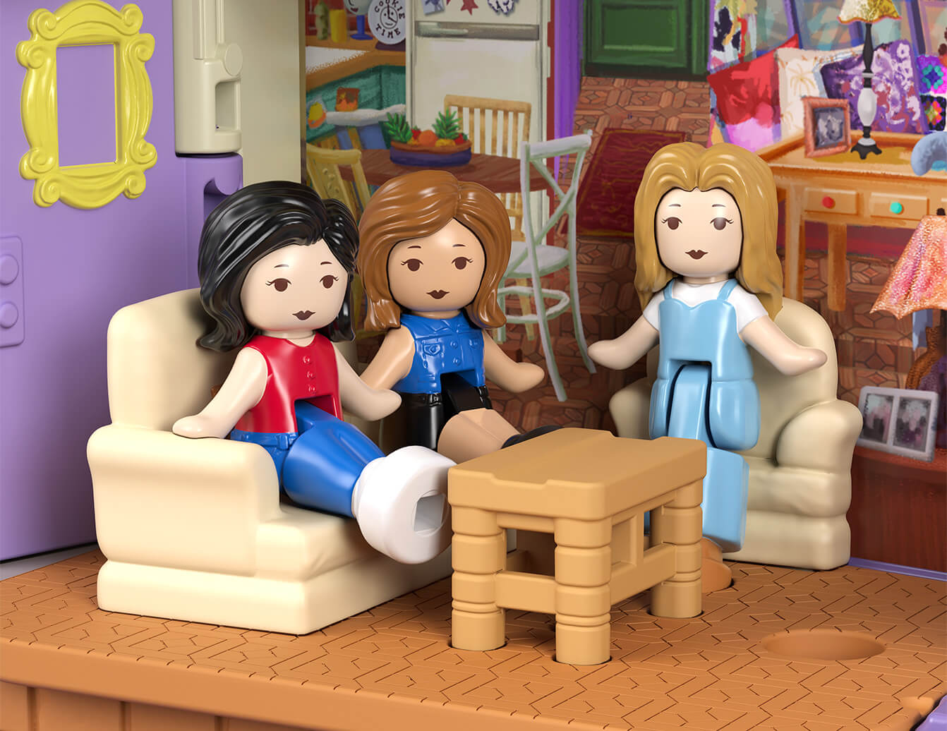 Polly Pocket Collector Friends Compact - Bộ Đồ Chơi Sưu Tầm Phim Friends Mattel HKV74