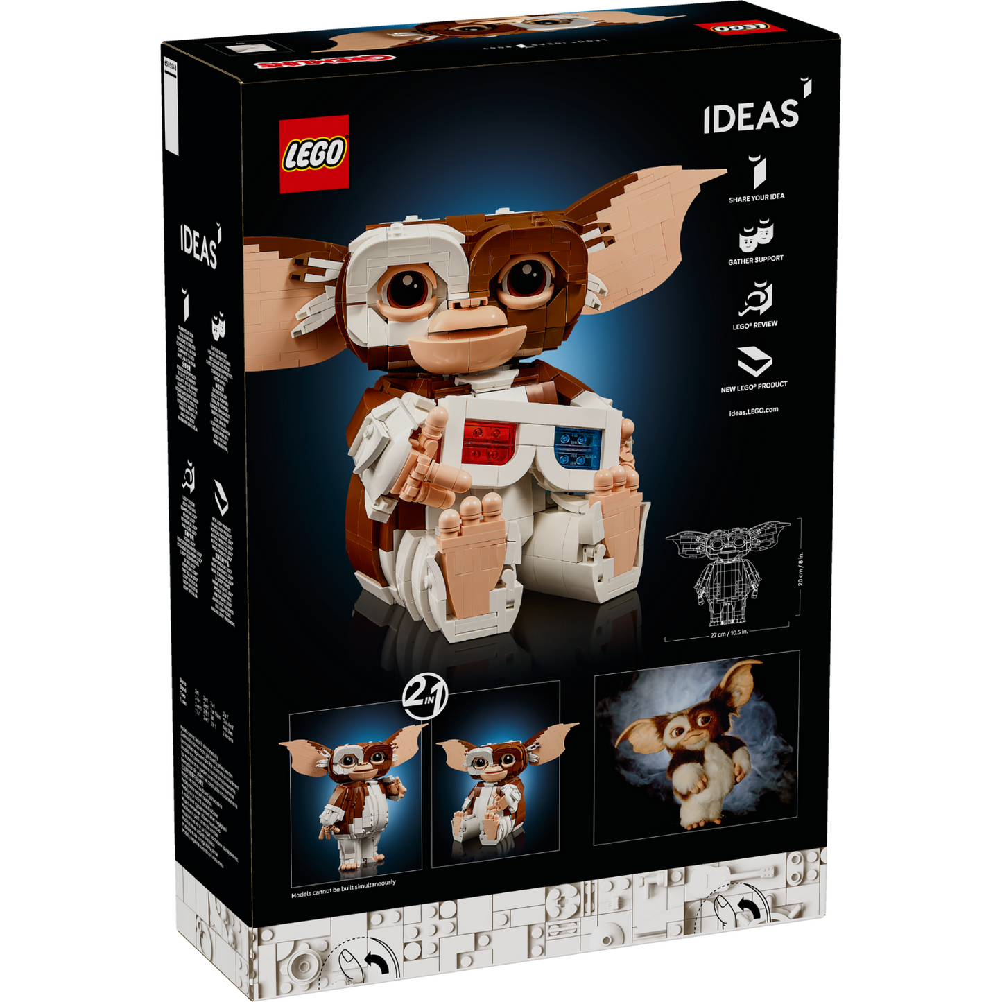 LEGO® Ideas Gremlins™ Gizmo - Mô hình lắp ráp nhân vật Gizmo (21361) - LEGO LEGO - ảnh 3 - LEGO Sets
