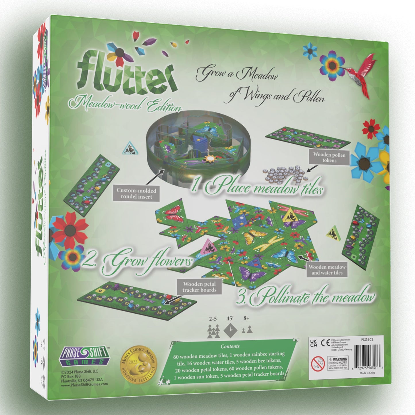 Flutter: Meadow-wood Edition - Board Game Chiến Thuật Xếp Gạch Gỗ Cao Cấp - Tabletop Tycoon