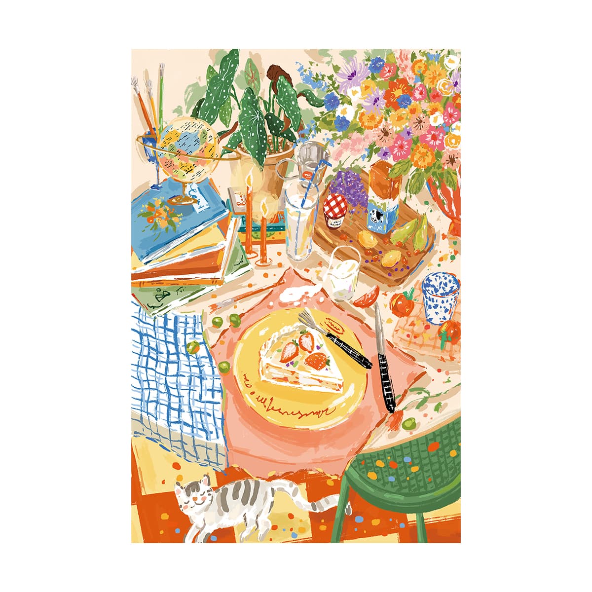 Rolife 1000 Piece Jigsaw Puzzle - Leisurely Holiday PT002 - Bộ tranh xếp hình 1000 mảnh cao cấp