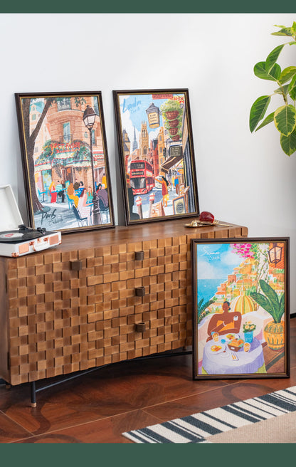 Rolife 1000 Piece Jigsaw Puzzle - Leisure in Paris PT004 - Tranh ghép hình 1000 mảnh - Rolife