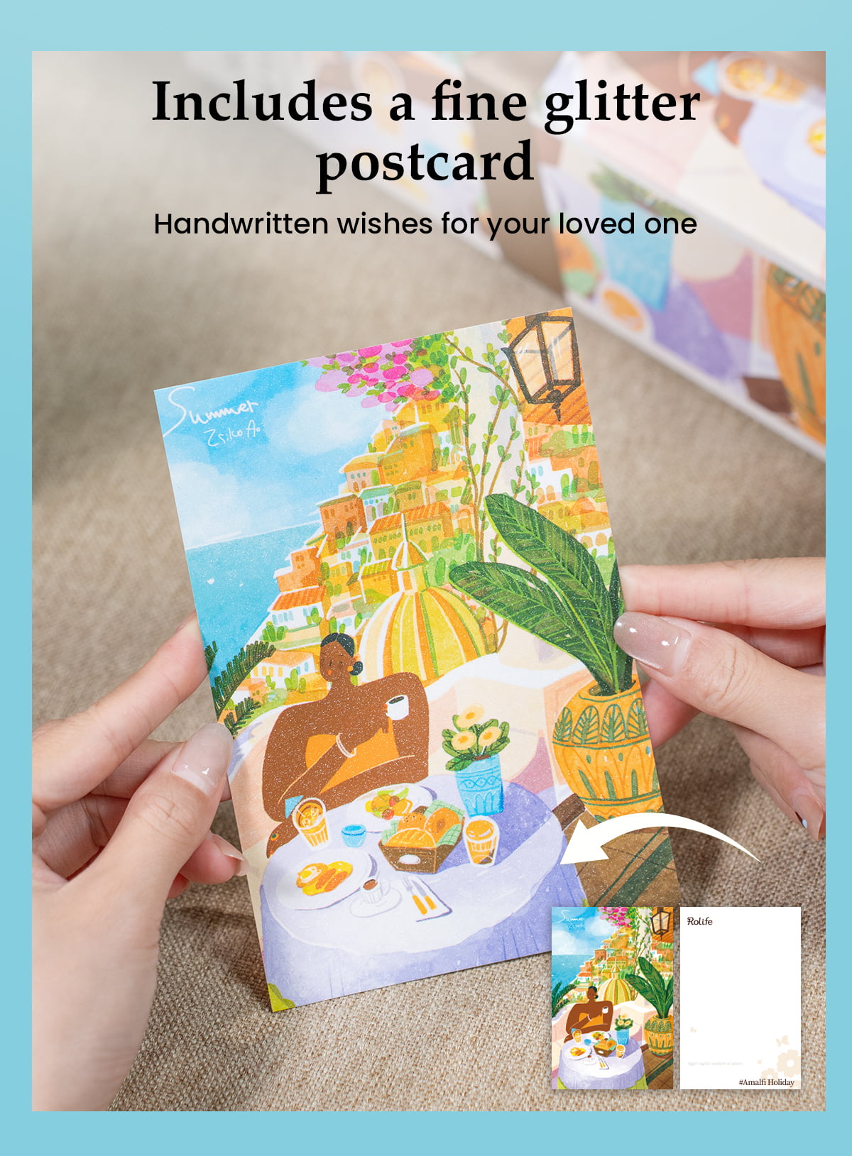 Rolife 1000 Piece Jigsaw Puzzle - Amalfi Holiday PT005 - Trò chơi Xếp hình 1000 Mảnh - Rolife