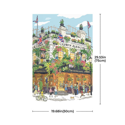 Rolife 1000 Piece Jigsaw Puzzle - Pub in London PT007 - Trò chơi ghép hình 1000 miếng - Rolife