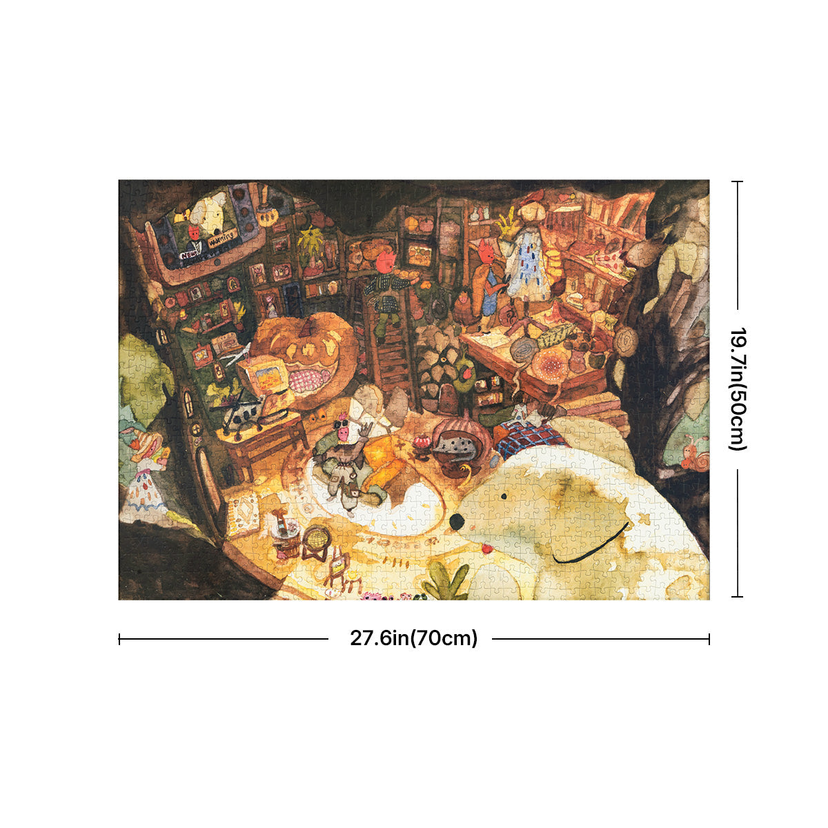 Rowood 1000 Piece Jigsaw Puzzle - Tree House Tale PT010 - Đồ chơi xếp hình 1000 mảnh - Rolife