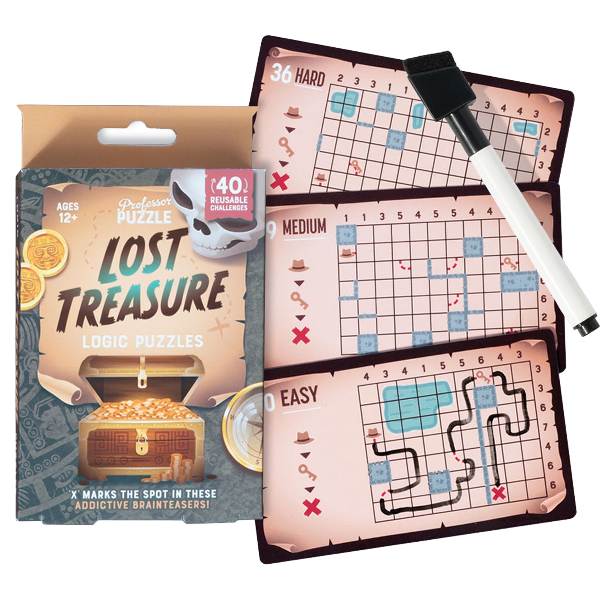 Lost Treasure Puzzle Game