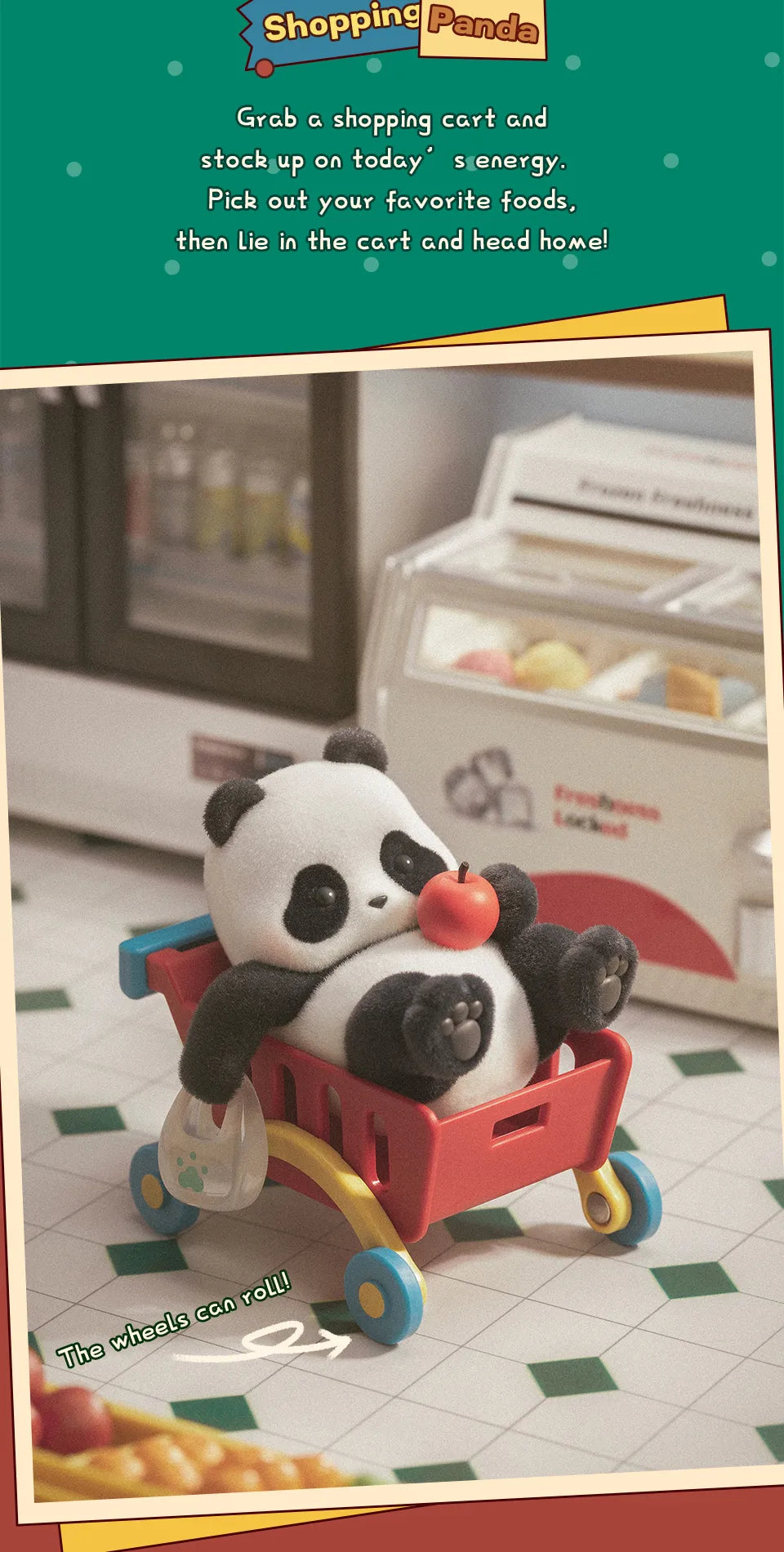 Panda Roll Playful Journal - Mô hình Blind Box Gấu trúc - 52TOYS