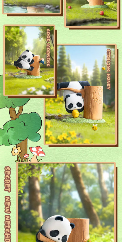 PANDA ROLL FRUIT TREE CLIMBING - Mô hình Blind Box gấu trúc - 52TOYS