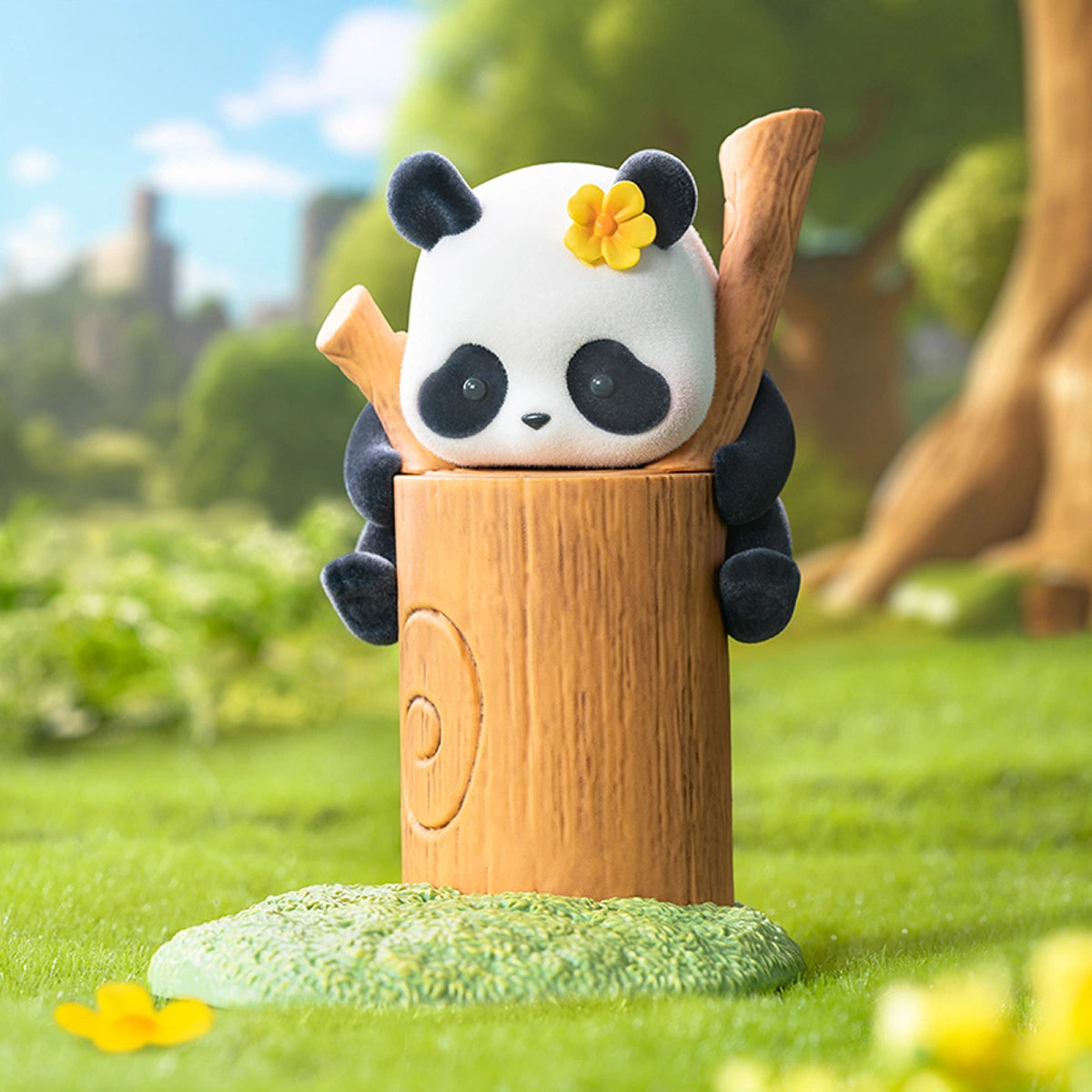 PANDA ROLL FRUIT TREE CLIMBING - Mô hình Blind Box gấu trúc - 52TOYS