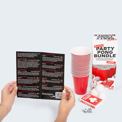 Buzzed Party Pong Bundle Drinking Kit – Bộ Trò Chơi Tiệc Tùng & Drinking Game - Relatable - Hình ảnh bổ sung 4