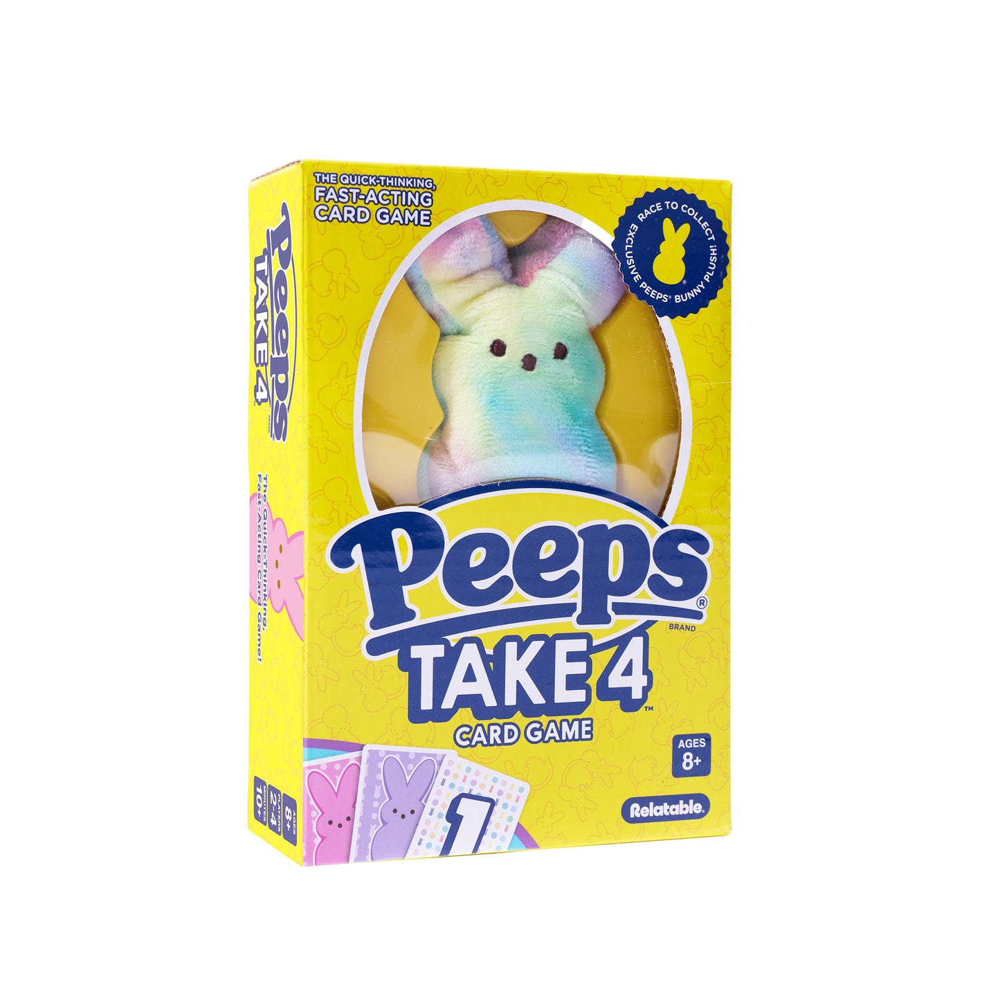 Peeps® Take 4 - Trò Chơi Thẻ Bài Gia Đình Kèm Thú Bông - Relatable - Góc nhìn khác 3