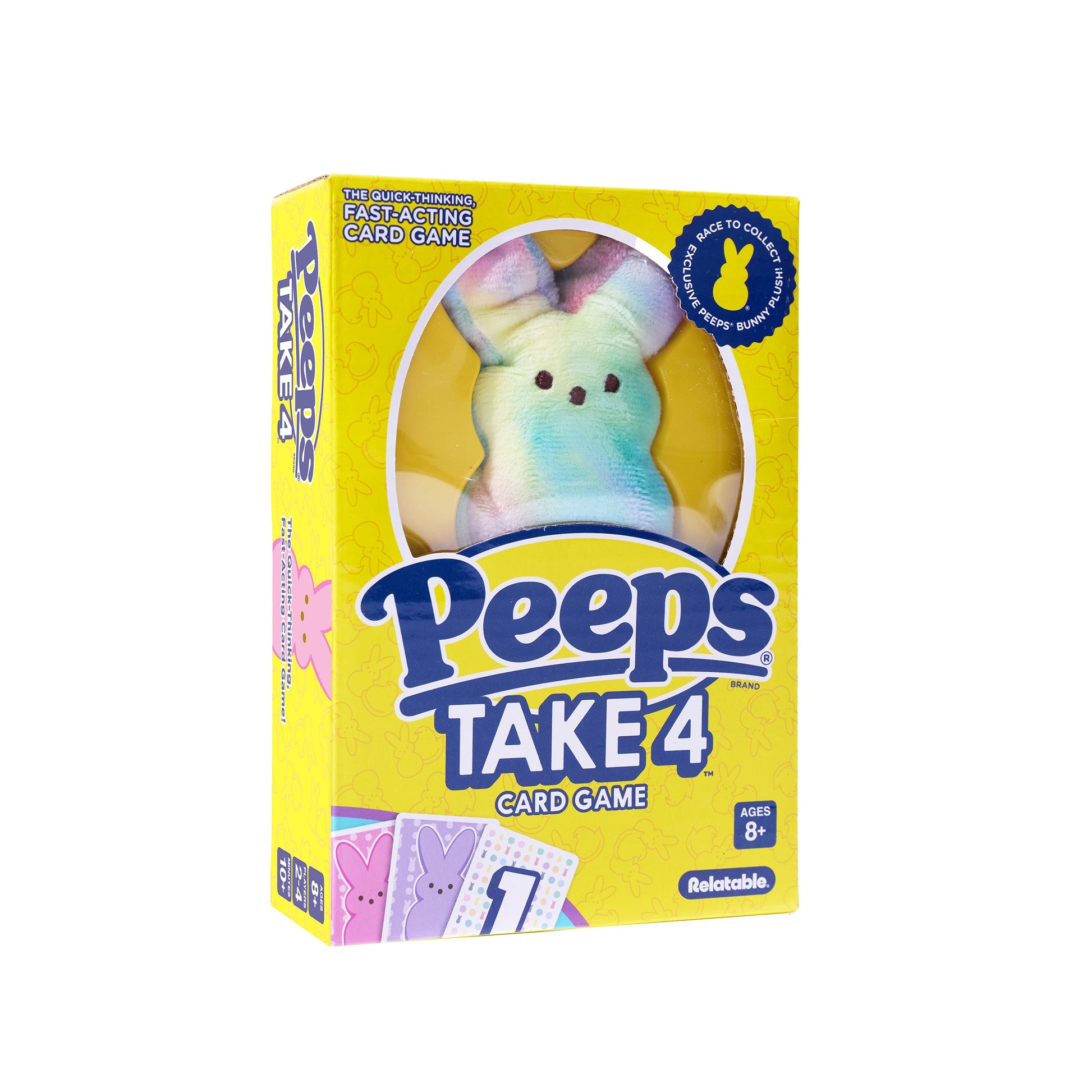 Peeps® Take 4 - Trò Chơi Thẻ Bài Gia Đình Kèm Thú Bông - Relatable - Góc nhìn khác 3