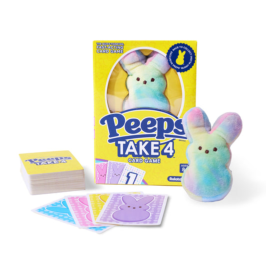 Peeps® Take 4 - Trò Chơi Thẻ Bài Gia Đình Kèm Thú Bông - Relatable - Hình ảnh sản phẩm