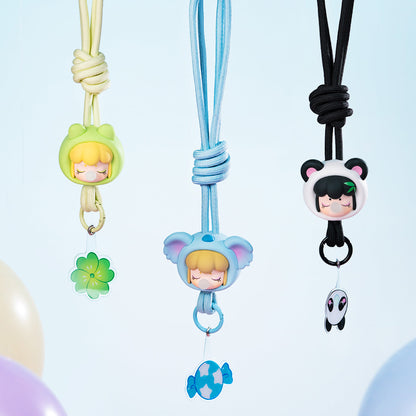 Rolife Baby Nanci Fluffy Party Phone Chain - Dây đeo điện thoại bông xù Blind Box - Rolife PZC05