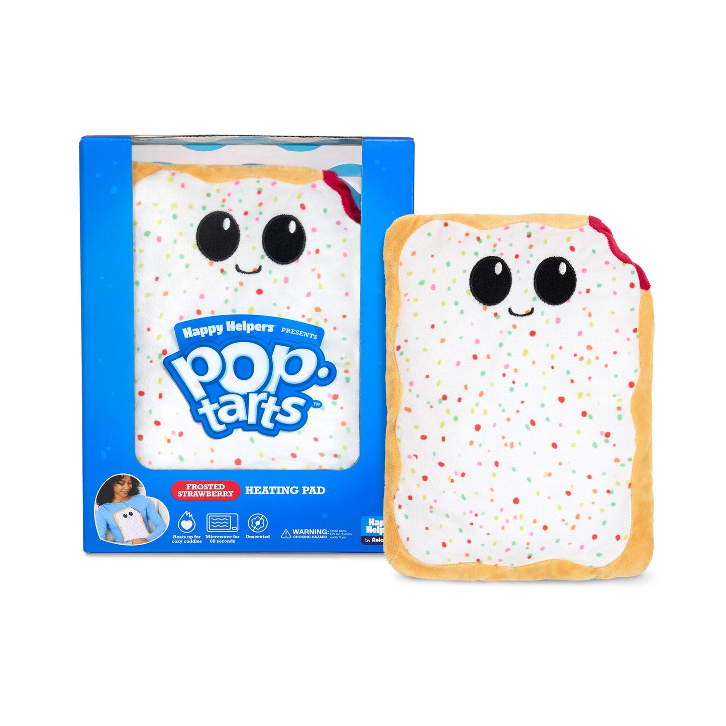 Pop-Tarts™ Happy Helpers Microwavable Plush Heating Pad - Gấu Bông Sưởi Ấm Giảm Đau Relatable - Hình ảnh sản phẩm