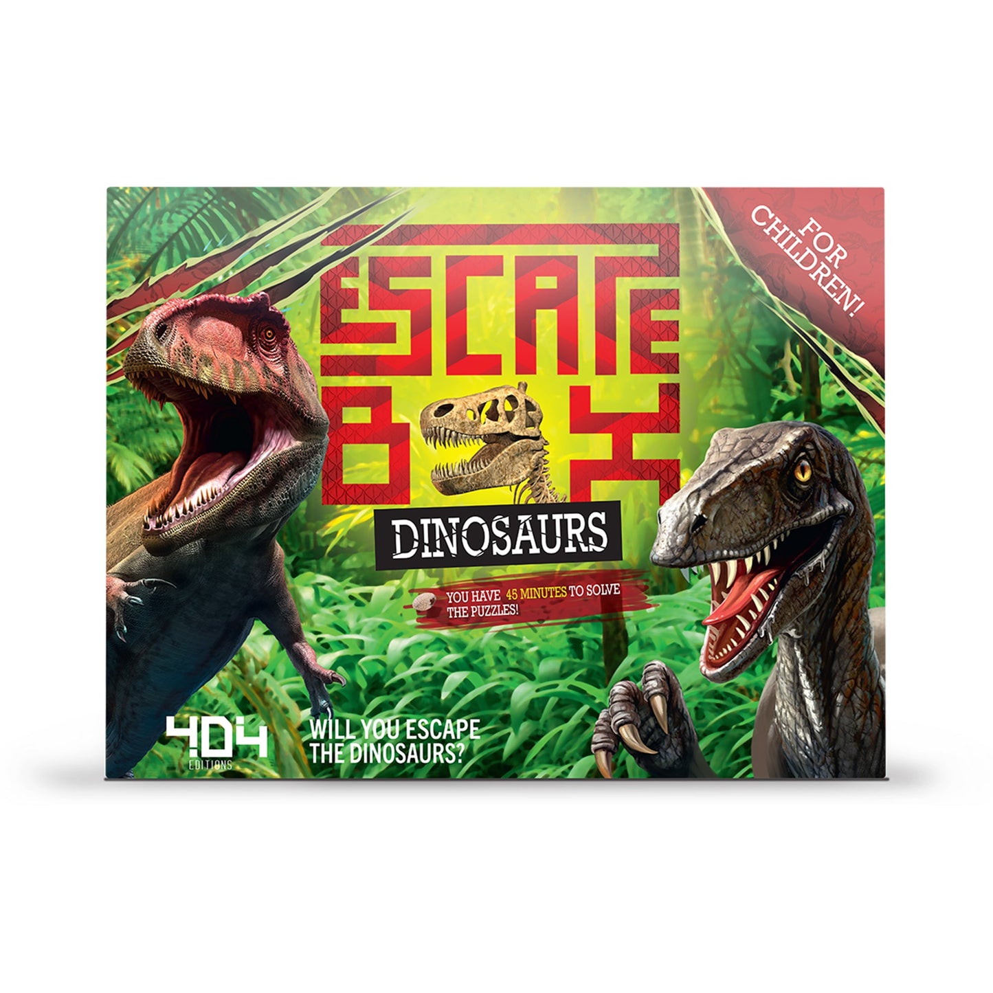 Escape Box Dinosaurs - Trò chơi Escape Room tại gia - 404 On Board
