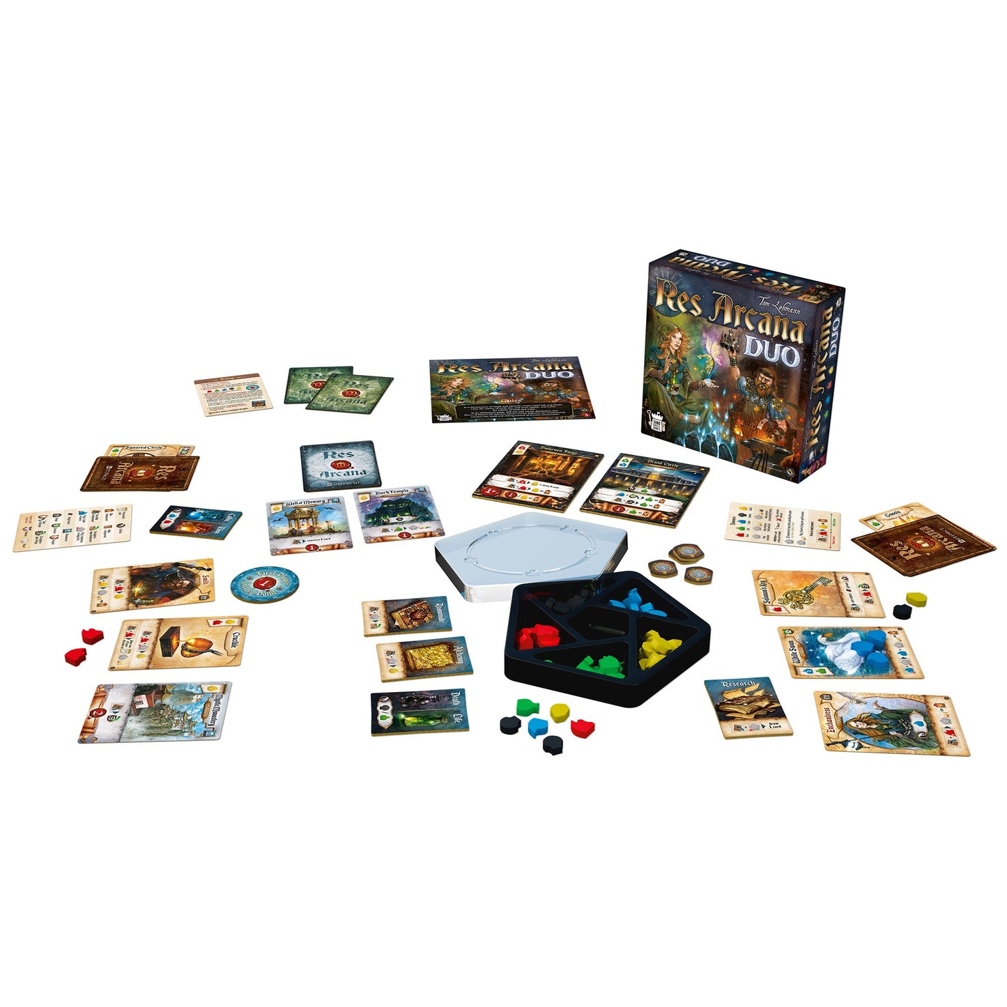 Res Arcana Duo Board Game - Board Game Chiến Thuật 2 Người - Sand Castle Games