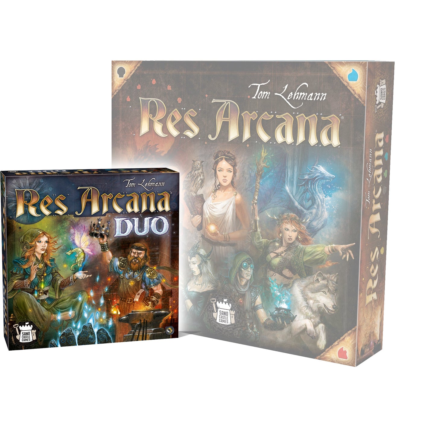 Res Arcana Duo Board Game - Board Game Chiến Thuật 2 Người - Sand Castle Games