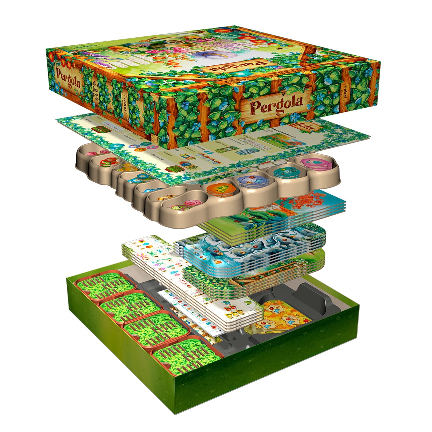 Pergola Board Game - Board Game Chiến Thuật Làm Vườn - Asmodee