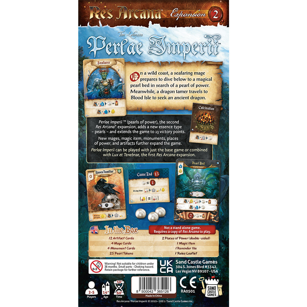 Res Arcana: Perlae Imperii - Bản Mở Rộng Board Game Chiến Thuật - Sand Castle